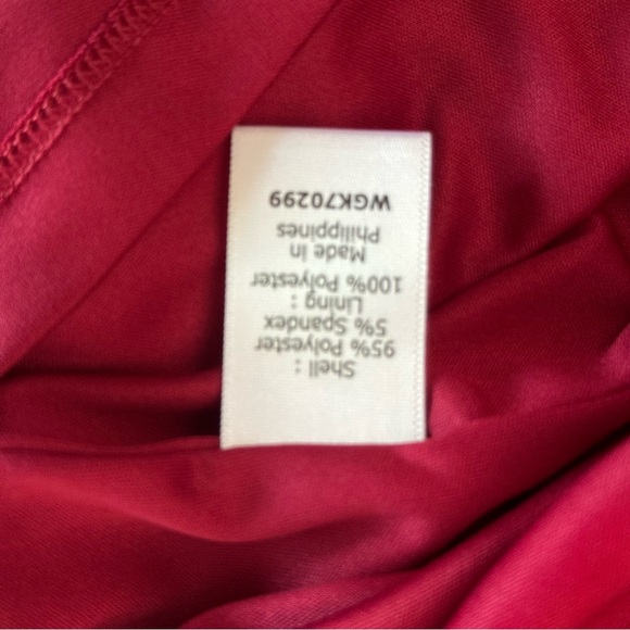 Magnolia Grace Red Alaina Knit Sleeveless Dress Size XLarge - Picture 5 of 5